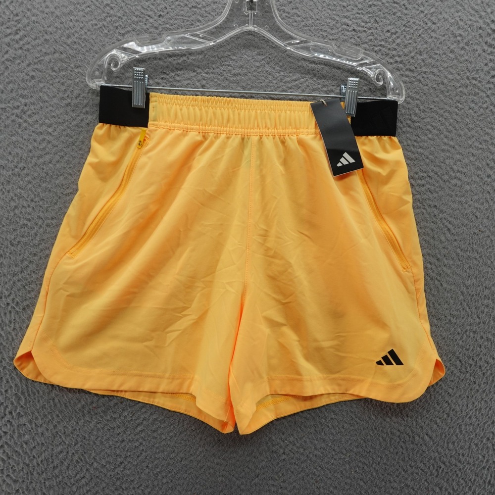 Adidas Mens Axis Woven 4.0 Training Shorts Spark Orange Size Medium 5" NEW